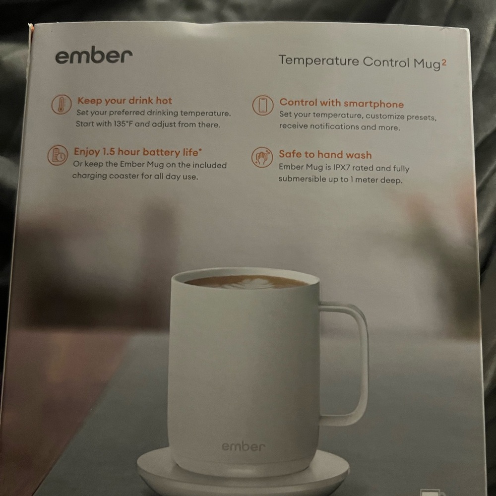 Ember White Temperature Control Mug² 10 oz - Picture 3 of 5